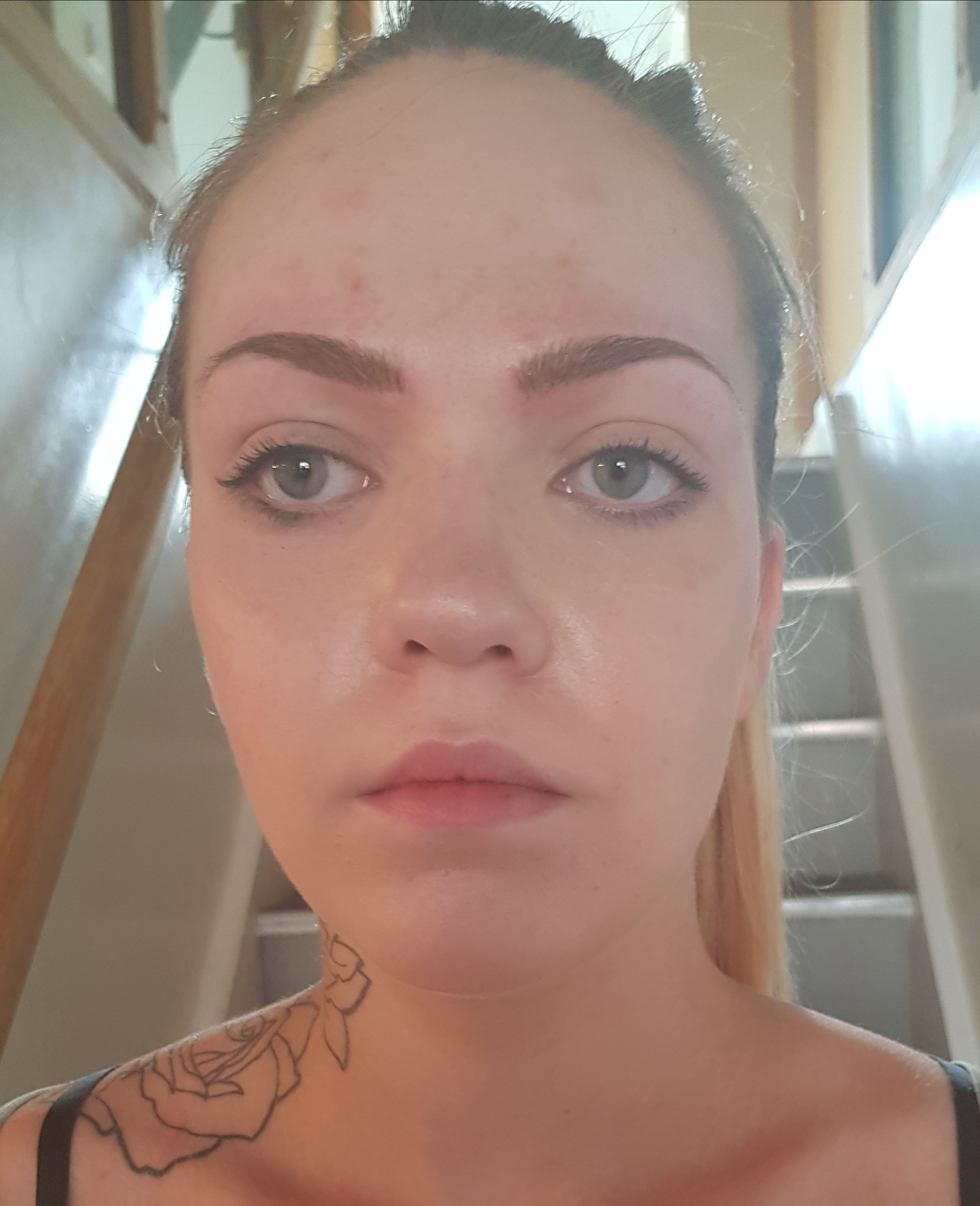 Microblading eye brow after